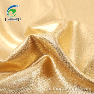 Twill Dobule Sides Satin Golden Foiling Fabric